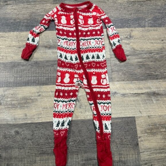 Little Sleepies 12-18 Months Holliday Print Pajamas - Picture 1 of 3